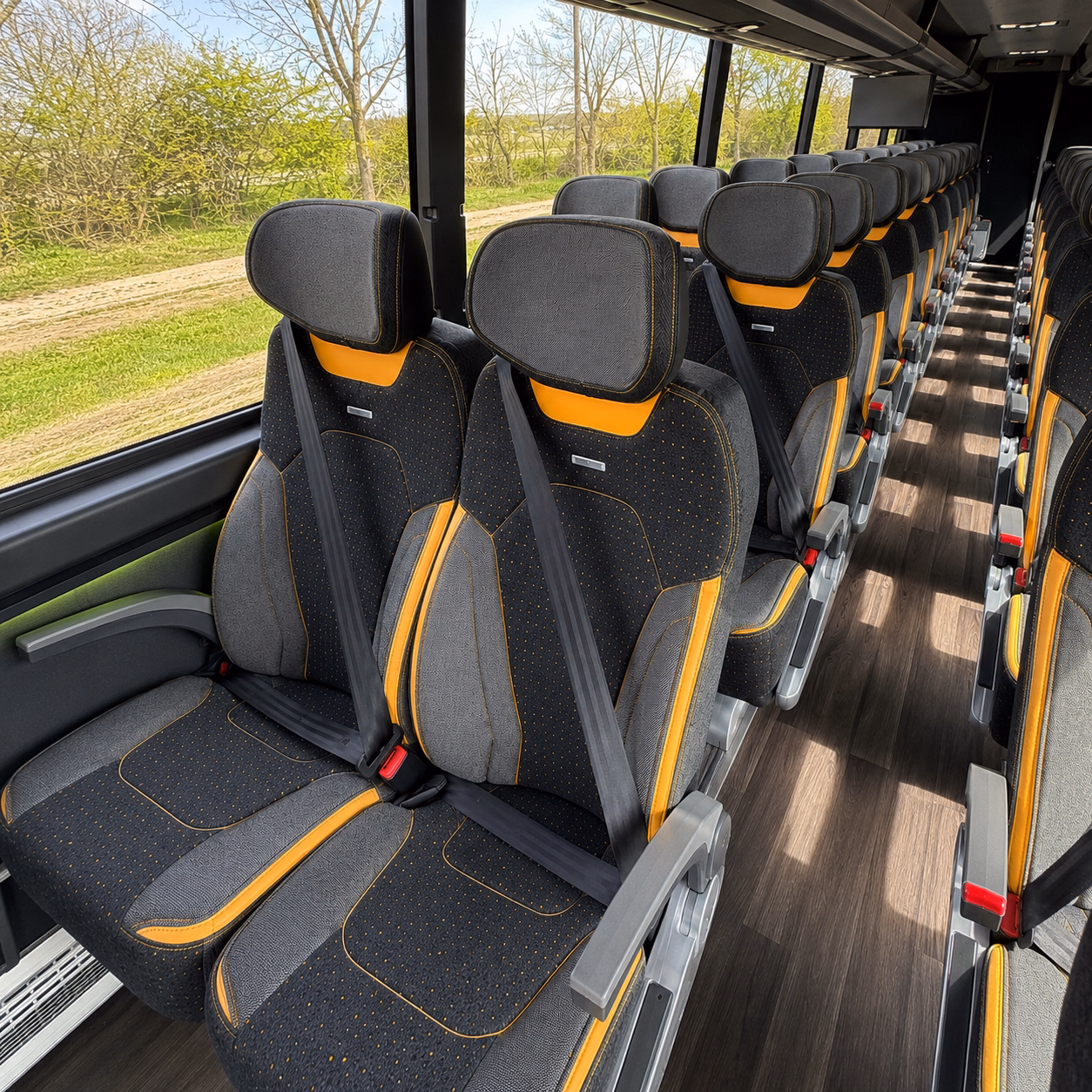 charter bus shuttles to hollywood burbank airport bur from lancaster