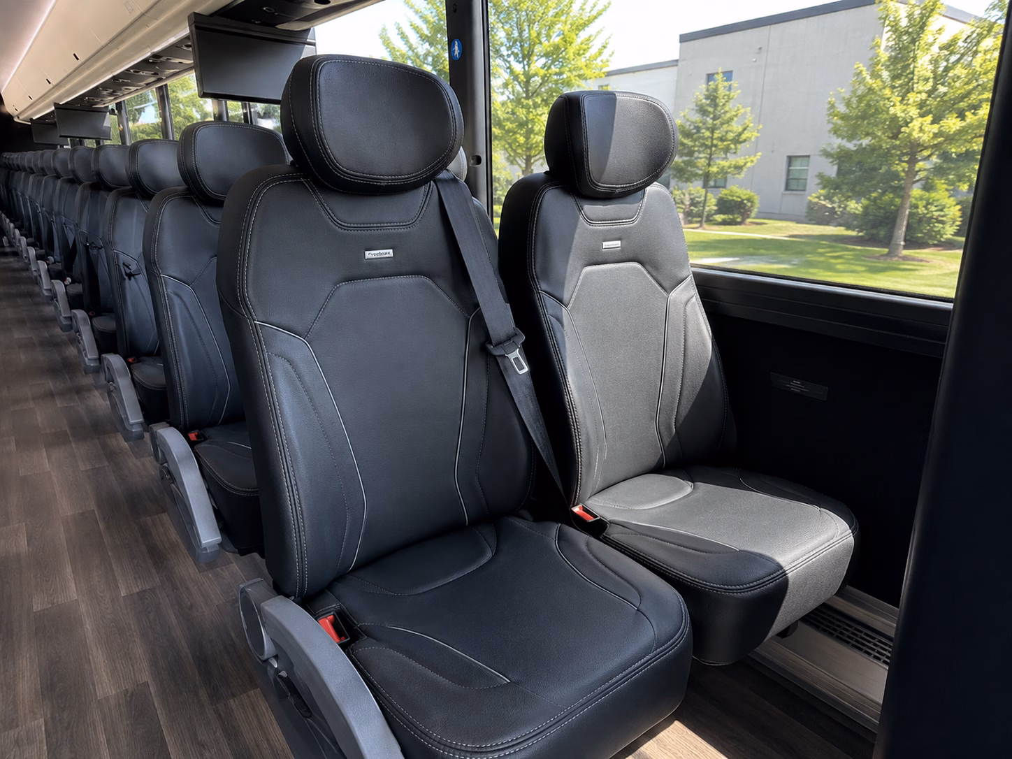 lancaster charter bus services interior