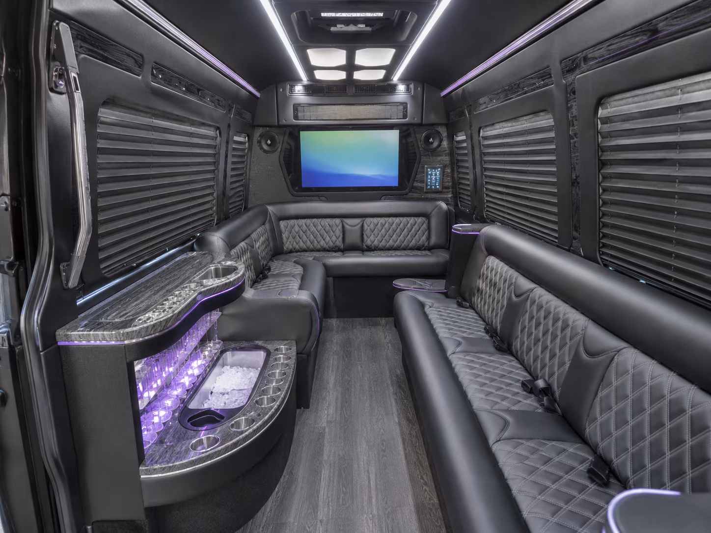lancaster party bus interior